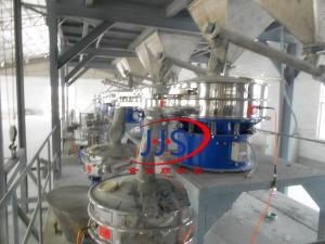 振動(dòng)篩在碳酸鈣漿料使用現(xiàn)場(chǎng)！